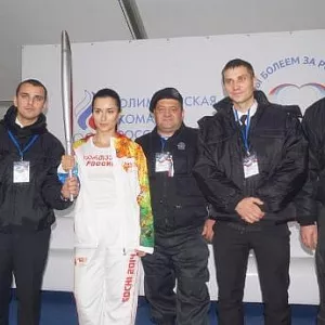 Охрана олимпийского огня 27 октября 2013 - фото 1