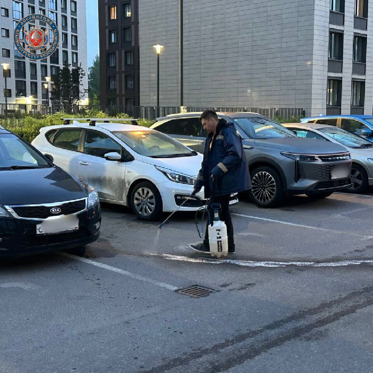 Протечка бензина в ЖК «Панорама Парк Сосновка» Протечка бензина в ЖК «Панорама Парк Сосновка»