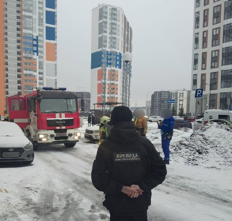 Пожар? Не, не видели