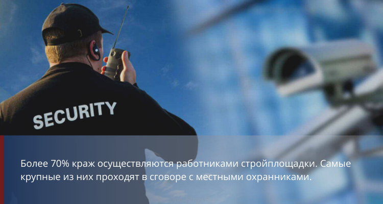 Физическая охрана строительных объектов - фото